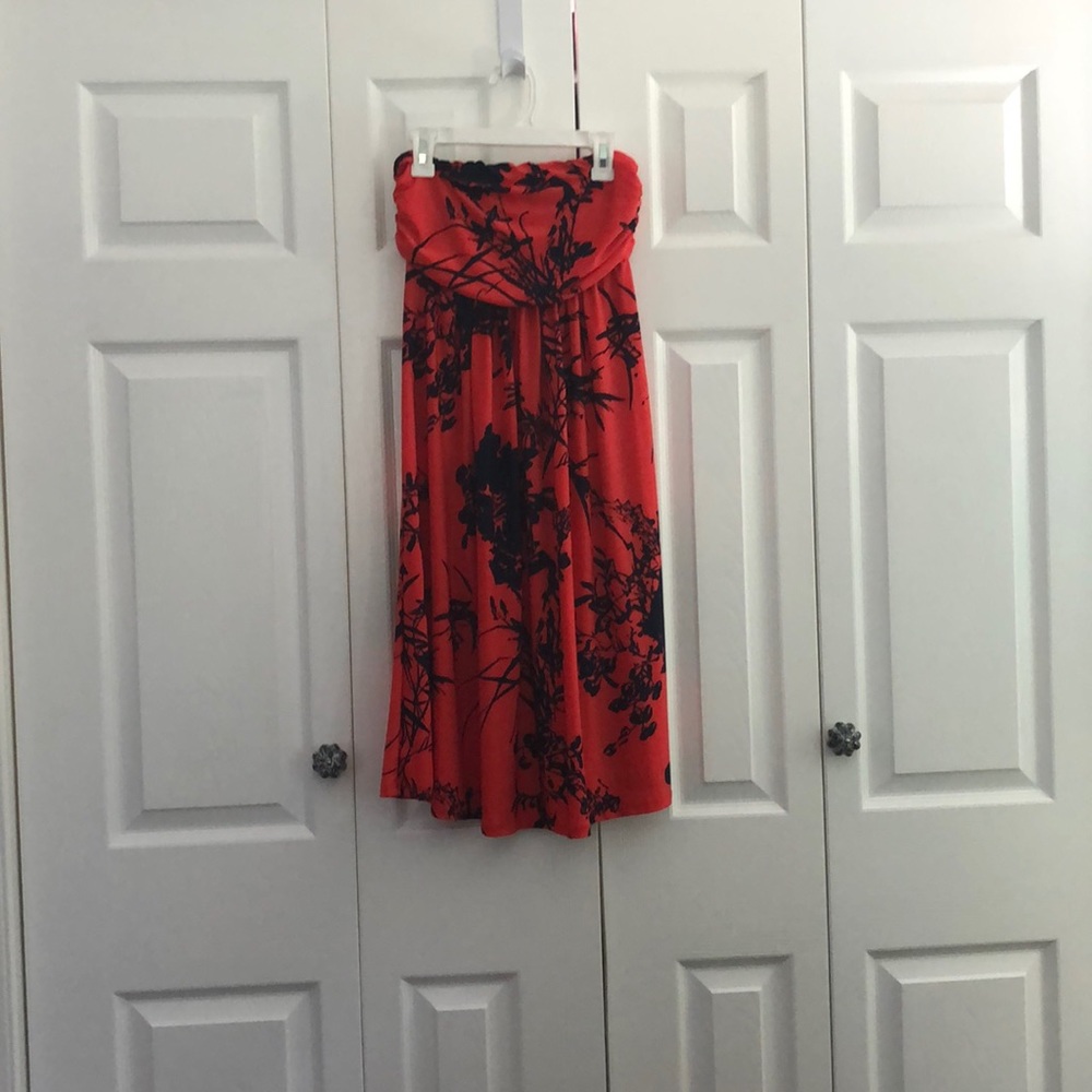 Coral dress